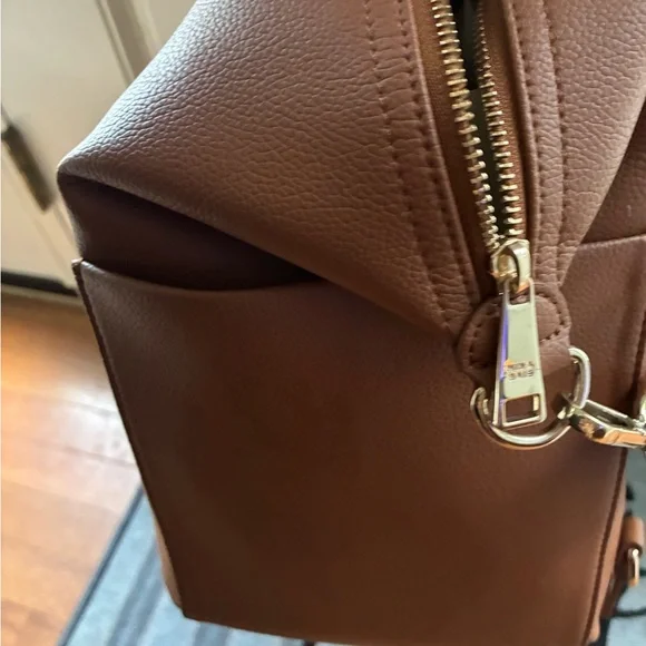 Brown Leather Baby Bag - Picture 6 of 10